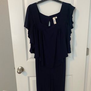 Emma & Michele Women’s Navy Blue Pant Suit